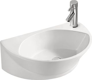 Раковина накладная SantiLine SL-2016 40см белый