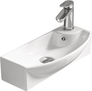 Раковина подвесная SantiLine SL-2013L 45см левая белый