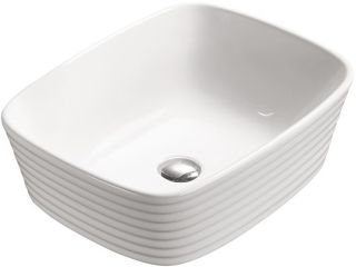 Раковина накладная SantiLine SL-1060 61см белый