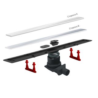 Душевой лоток Pestan Confluo Frameless Line 750 White Glass