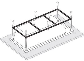 Каркас для ванны VagnerPlast VPK17070 170x70см