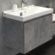 Тумба с раковиной Comforty Осло 00-00000836 80 см Бетон светлый