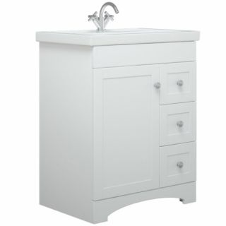 Тумба под раковину Corozo Техас 70см белый SD-00000451