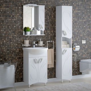 Зеркало-шкаф Corozo Лидер 50см белый SD-00000293