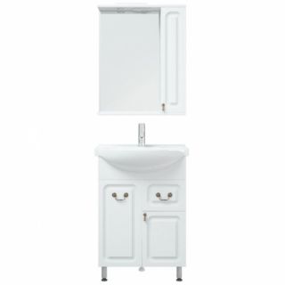 Зеркало-шкаф Corozo Элегия 60см белый SD-00000006