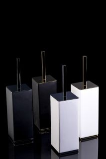 Щётка для туалета Boheme белый/золото 10949-W-G