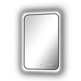 Зеркало Reflexion Black View RF4003BV с фоновой подсветкой бесконтактным сенсором черной окантовкой 60х100