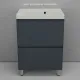 Тумба под раковину напольная Style Line Манхэттен ЛС-00002378 60 см графит