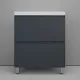 Тумба под раковину напольная Style Line Манхэттен ЛС-00002375 70 см графит