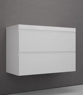 Тумба под раковину подвесная Style Line Манхэттен ЛС-00002359 80 см белый матовый