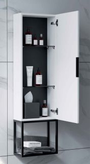 Пенал подвесной Clarberg Logic LOG0435 35x120см  белый