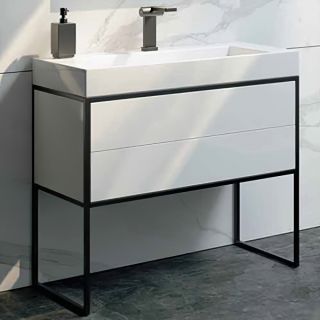 Напольная тумба под раковину Clarberg Logic LOG0107N 70см белый