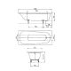 Стальная ванна 170х75 Kaldewei Saniform Plus 373-1 112600010001