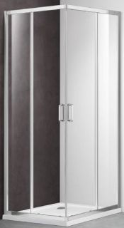 Душевой уголок Aquatek AQ ARI KV 09020CH 90x90см хром