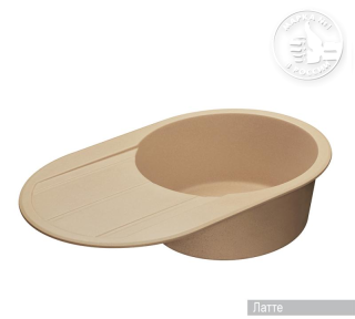 Мойка кухонная Акватон Амира 78см латте