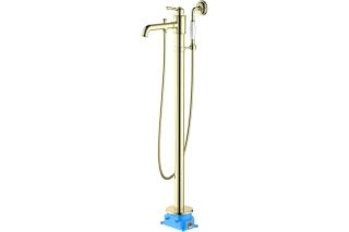 Смеситель для ванны Aquatek Классик AQ1545PG золото