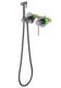 Гигиенический душ со смесителем Timo Saona 2339/18SM с защитой от ожогов чёрное золото