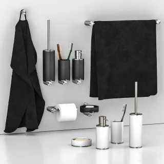 Бумагодержатель Gessi 316 54749.707 чёрный брашированный