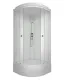 Душевая кабина Triton Лайт Щ0000061850 90x90 см профиль белый стекло с узором