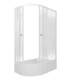 Душевая кабина Triton Коралл-Лайт Щ0000068952 правая 120x80 см профиль белый стекло градиент