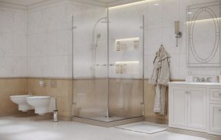 Душевой уголок Ambassador Abner 10011106 100x100см хром/прозрачное