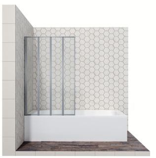 Шторка на ванну Ambassador Bath Screens 16041110L 90см левая хром/прозрачное