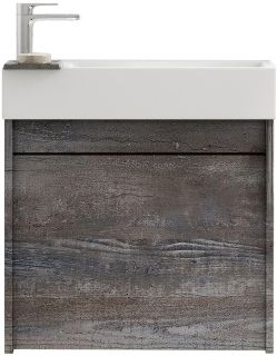 Подвесная тумба под раковину Art&Max Family 50см бетон экзотик Family-500-1D-SO-PE