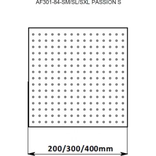 Верхний душ Aquanet Passion AF301-84-SXL 242983 40 см хром