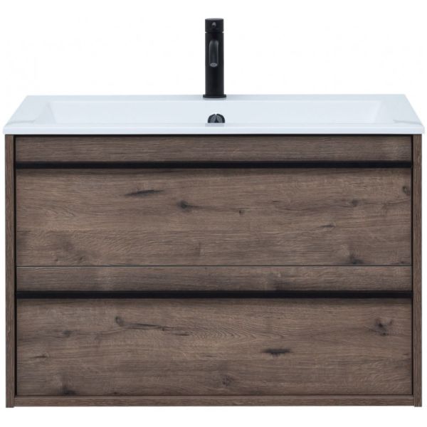 Тумба под раковину Aquanet Lino 253913 90 см дуб веллингтон