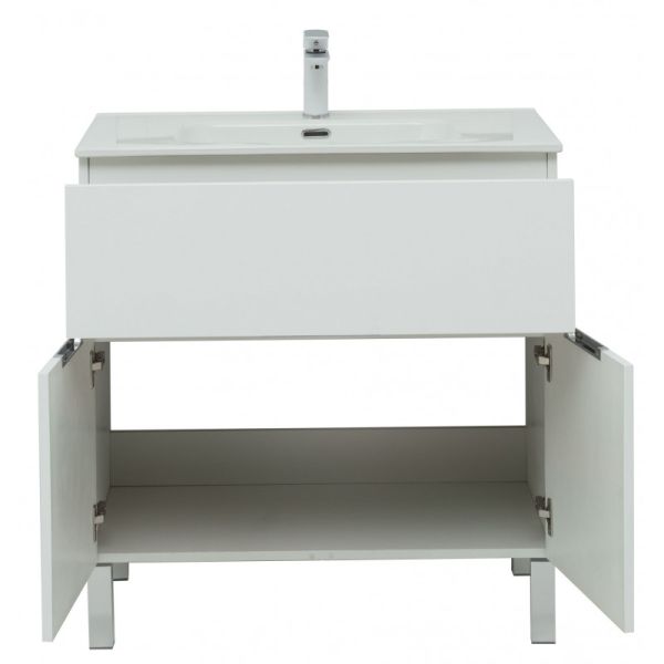 Тумба под раковину Aquanet Алвита New 277550 80 см белый матовый