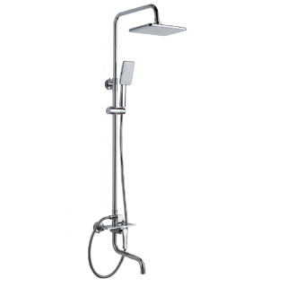Душевая стойка Frap F24002 хром