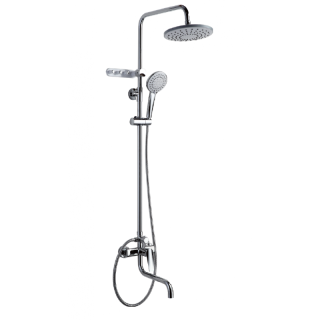 Душевая стойка Frap F24003 хром