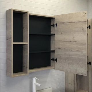 Comforty Зеркало шкаф Порто 75 00-00009234