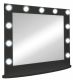 Зеркало гримёрное Continent ЗГП43 настольное 80см чёрный