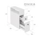 Шкаф-пенал напольный Onika Кроун 402001 20 см белый