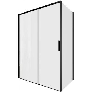 Душевой уголок Aquanet Pleasure Evo AE65-140x90-BT 324140 140x90 см профиль чёрный матовый стекло прозрачное