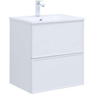 Тумба под раковину Aquanet Арт 313254 60 см белый матовый