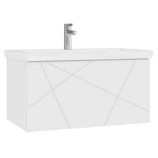 Тумба под раковину подвесная Vigo Geometry 035 80 см белый