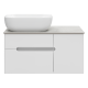 Подвесная тумба под раковину Misty Роял 80см белый