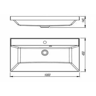 Раковина Style Line Asti СС-00002479 100 см серый шёлк