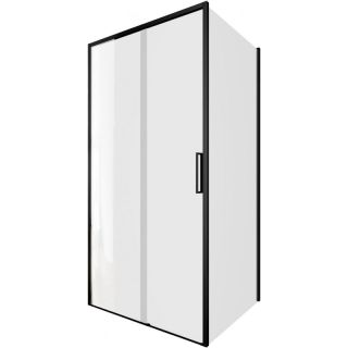 Душевой уголок Aquanet Pleasure Evo AE65-100x100-BT 346123 100x100 см профиль чёрный стекло прозрачное