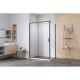 Душевой уголок Aquanet Pleasure Evo AE65-100x100-BT 346123 100x100 см профиль чёрный стекло прозрачное
