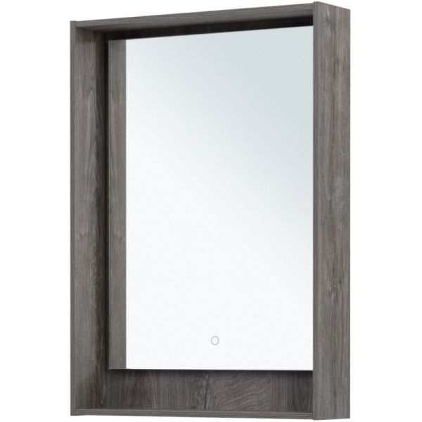 Зеркало с подсветкой Aquanet Милан 336393 60 см дуб рошелье