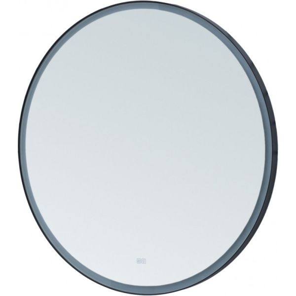 Зеркало с подсветкой Aquanet Тренд 316646 90 см чёрный