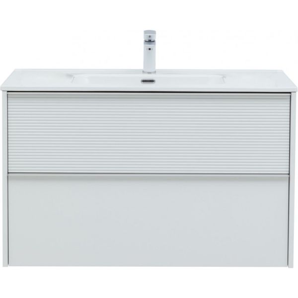 Тумба под раковину Aquanet Вита 330474 100 см белый матовый