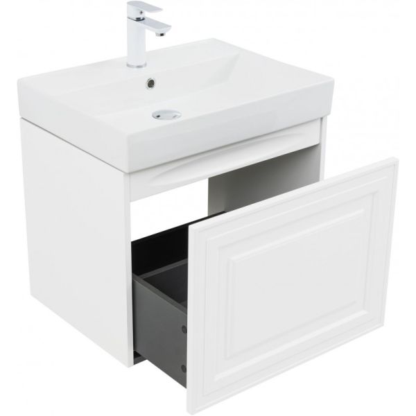 Тумба под раковину Aquanet Агата 345480 60 см белый сатин