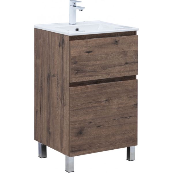 Тумба под раковину Aquanet Алвита New 344126 50 см дуб веллингтон табак