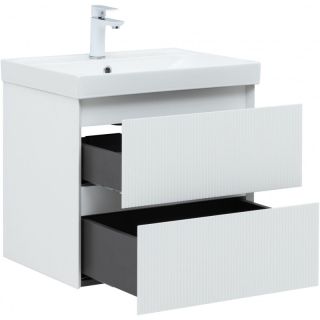 Тумба под раковину Aquanet Альтера 337154 60 см белый матовый