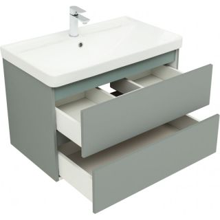 Тумба под раковину Aquanet Вега 2.0 337961 80 см мисти грин