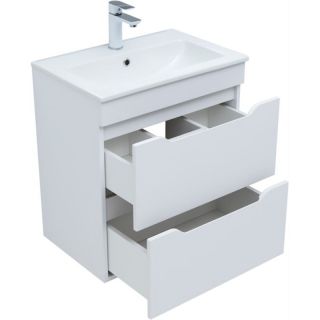 Тумба под раковину Aquanet Практика 330457 60 см белый матовый